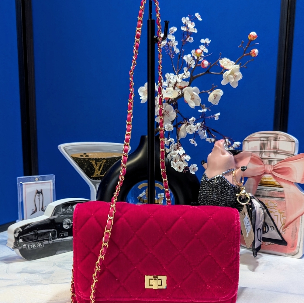 hello 3AM Fashion Bag - Dark Fuschia